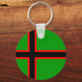 Karelia-Nationalflagge Schlüsselanhänger (Rückseite)