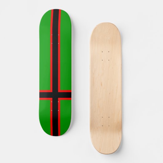 Karelia-Nationalflagge Skateboard (Vorderseite)