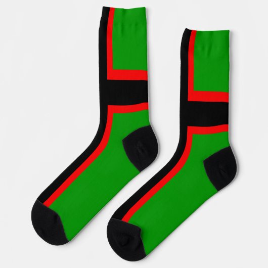 Karelia-Nationalflagge Socken (Linkes Detail)