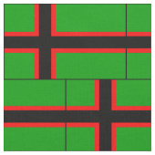 Karelia-Nationalflagge Stoff (Nahaufnahme)