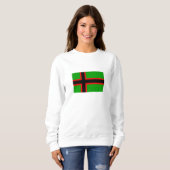 Karelia-Nationalflagge Sweatshirt (Vorne ganz)
