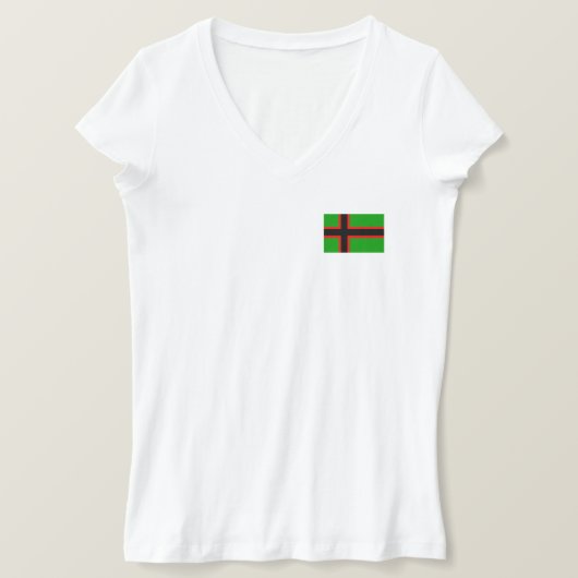 Karelia-Nationalflagge T-Shirt (Design vorne)