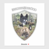 Karelian Bear Dog Aufkleber (Blatt)