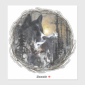 Karelian Bear Dog Aufkleber (Blatt)