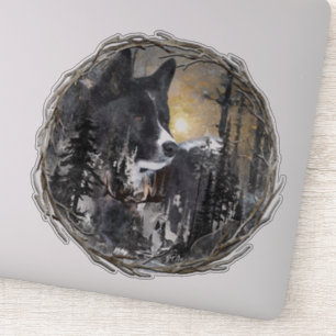 Karelian Bear Dog Aufkleber