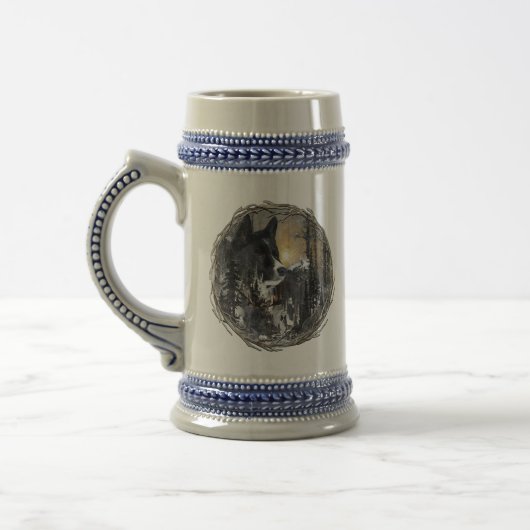Karelian Bear Dog Bierglas (Links)