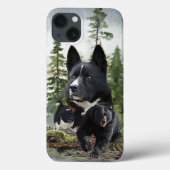 Karelian Bear Dog Case-Mate iPhone Hülle (Rückseite)