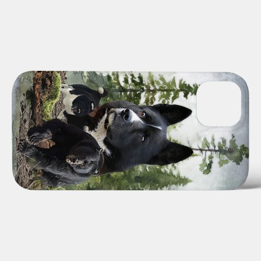 Karelian Bear Dog Case-Mate iPhone Hülle (Rückseite (Horizontal))
