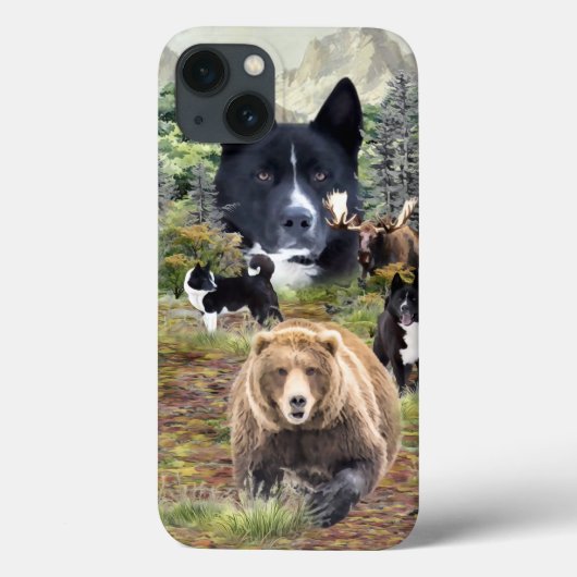Karelian Bear Dog Case-Mate iPhone Hülle (Rückseite)