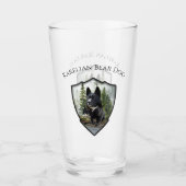 Karelian Bear Dog Glas (Vorderseite)