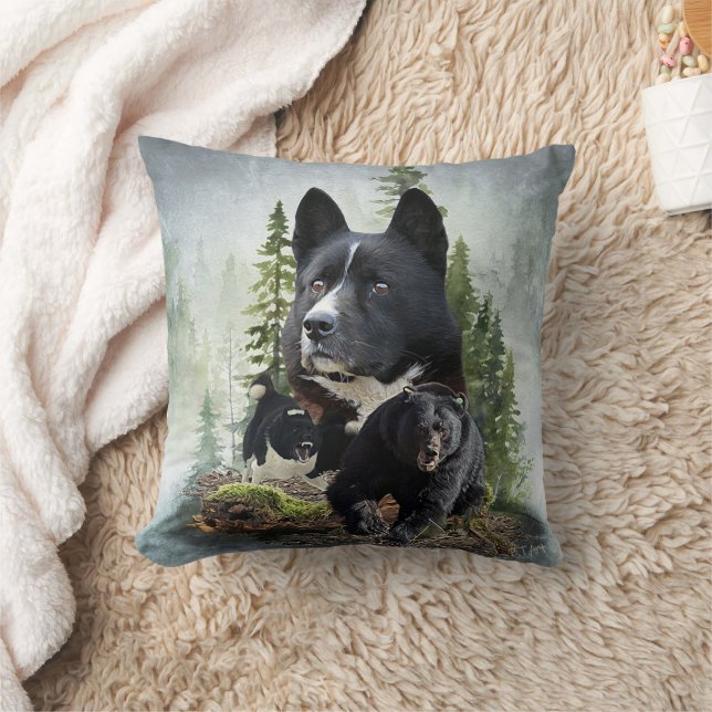 Karelian Bear Dog Kissen (Decke)