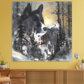 Karelian Bear Dog Leinwanddruck (Insitu (Wohnzimmer))