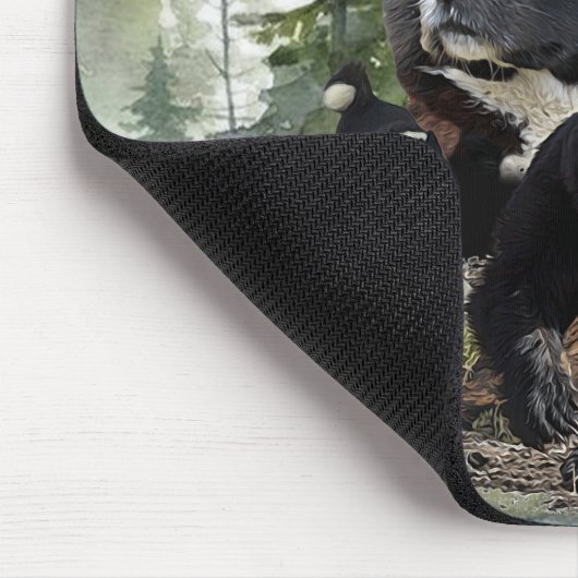 Karelian Bear Dog Mousepad (Ecke)