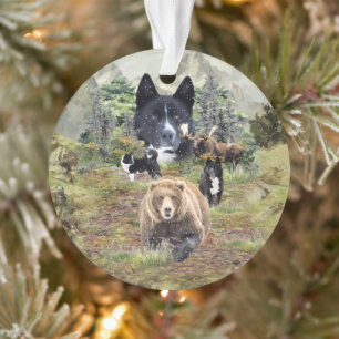 Karelian Bear Dog Ornament