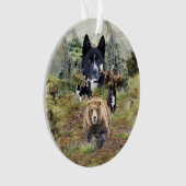 Karelian Bear Dog Ornament (Vorderseite)