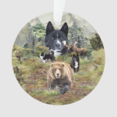Karelian Bear Dog Ornament (Vorderseite)