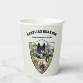 Karelian Bear Dog Pappbecher (Rückseite)
