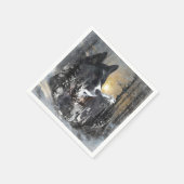 Karelian Bear Dog Serviette (Ecke)