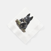Karelian Bear Dog Serviette (Ecke)