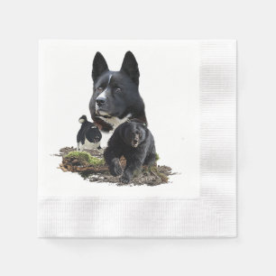 Karelian Bear Dog Serviette