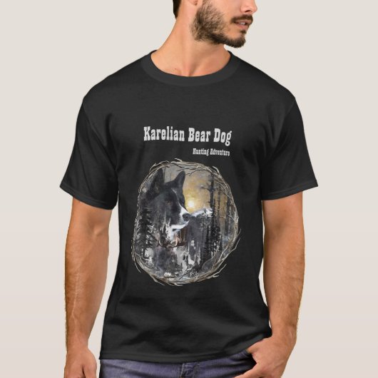 Karelian Bear Dog T-Shirt (Vorderseite)