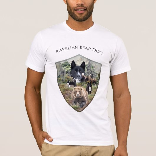 Karelian Bear Dog T-Shirt (Vorderseite)