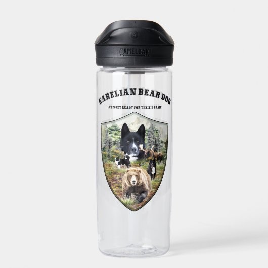 Karelian Bear Dog Trinkflasche (Rückseite)