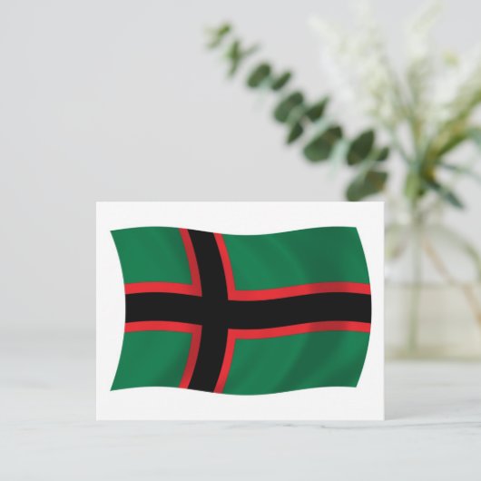 Karelians Flag Postkarte (Stehend Vorderseite)