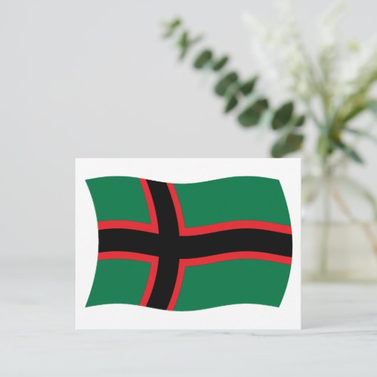 Karelians Flag Postkarte (Stehend Vorderseite)