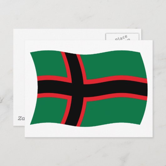 Karelians Flag Postkarte (Vorne/Hinten)