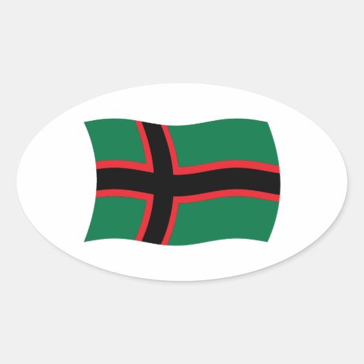 Karelians Flag Sticker (Vorderseite)