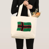Karelians Flag Tote Bag Jumbo Stoffbeutel (Vorderseite (Produkt))