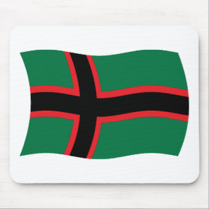 Karelische Flagge Mauspad