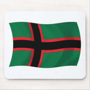 Karelische Flagge Mauspad