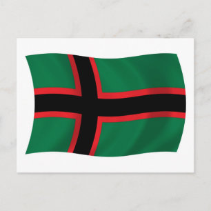 Karelische Flagge Postkarte