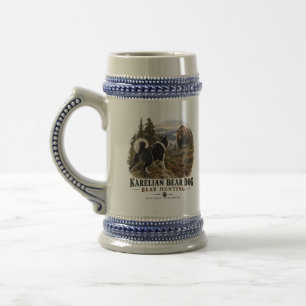 Karelischer Bärenhund  Bierglas