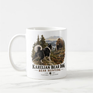 Karelischer Bärenhund Kaffeetasse