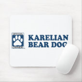 Karelisches Bärn-Hundeblau Mousepad (Mit Mouse)