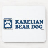 Karelisches Bärn-Hundeblau Mousepad (Vorne)