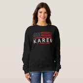 KAREN AMERICAN FLAG FOR KAREN SWEATSHIRT (Vorne ganz)