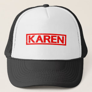 Karen-Briefmarke Truckerkappe