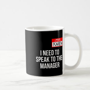Karen Costume Halloween kann ich mit dem Manager s Kaffeetasse
