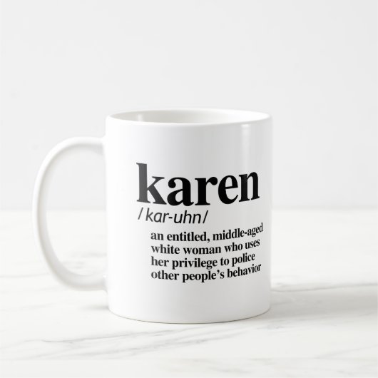 Karen Definition Kaffeetasse (Links)