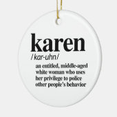 Karen Definition Keramik Ornament (Links)