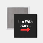Karen Halloween Costume Magnet (Vorderseite/Rückseite)