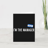 Karen Halloween-Kostüm - Ich bin der Manager, der Karte (Vorderseite)