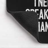 Karen Halloween Kostümvortrag vor dem Manager Fun  Mousepad (Ecke)