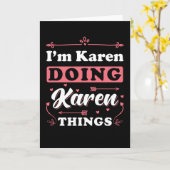 Karen Karte (Gelbe Blume)