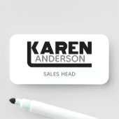 Karen Name Tag Namensschild (Beispiel)