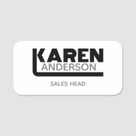 Karen Name Tag Namensschild